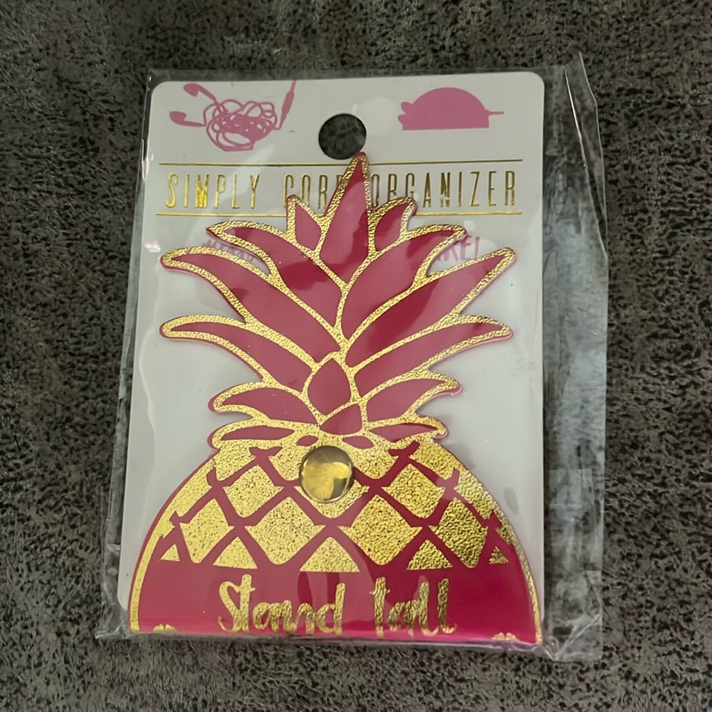 NWT Simply Southern Cord Organizer Pineapple